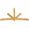 Ekena Millwork Alberta Rough Sawn Timber Gable Bracket, Western Red Cedar, 84"W x 53"H x 4"D x 4"F, 15/12 Pitch GBW084X53X0404ALB00RWR - alternate 5